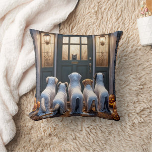 Coussin Trick ou Treat Ghost Dogs