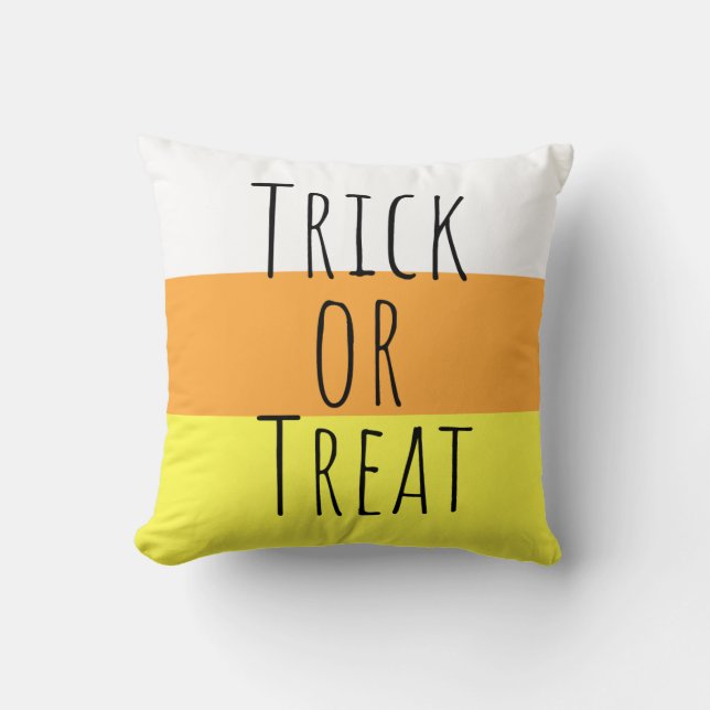 Coussin Trick Ou Treat Halloween (Recto)