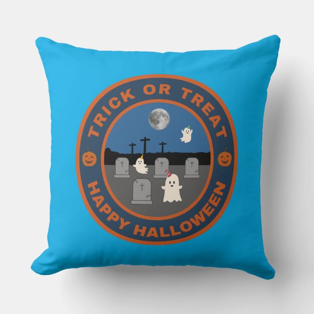 Coussin Trick ou Treat Happy Halloween (Recto)