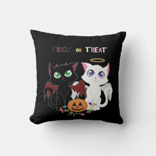 Coussin Tricoter ou traiter les chatons