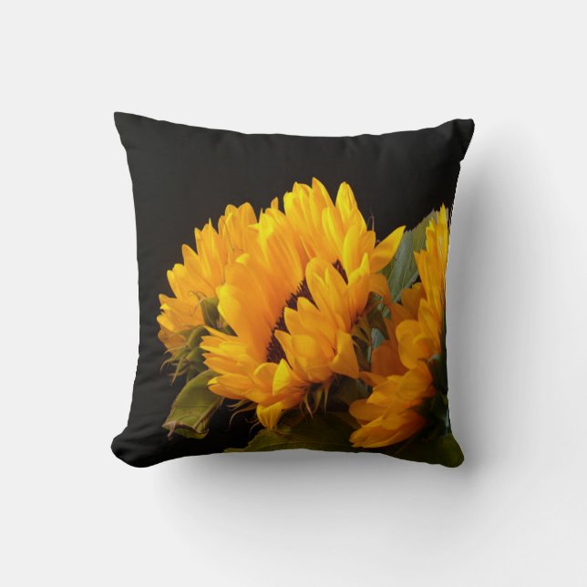 Coussin Trio des tournesols (Recto)