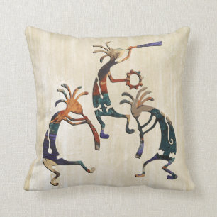 Coussin Trio musicien KOKOPELLI + vos idées