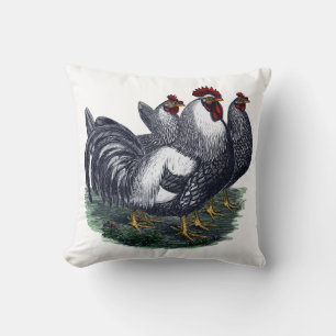Coussin Trio vintage de poulet