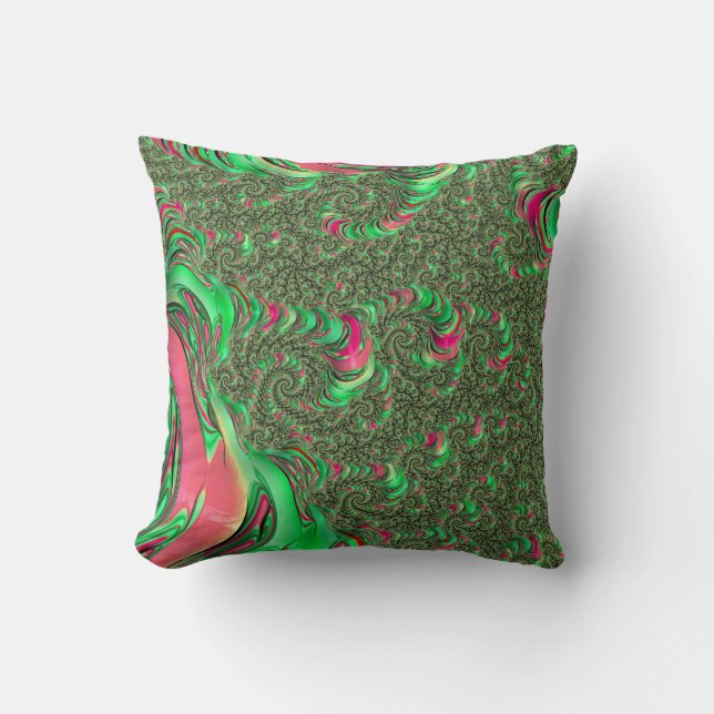 Coussin Tripante Funky Psychédélique Groovy Spirale Art Fr (Recto)