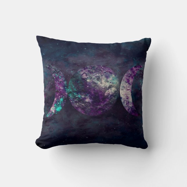 Coussin Triple Déesse Lunaire Univers Lunaire (Recto)