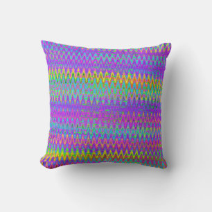 Coussin Trippy Zigzag