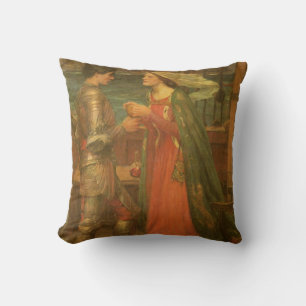 Coussin Tristan et Isolde par John William Waterhouse