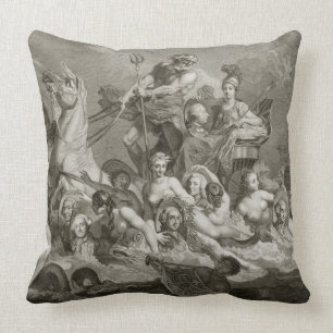 Coussin Triumph de Britannia, c.1765 (gravure)