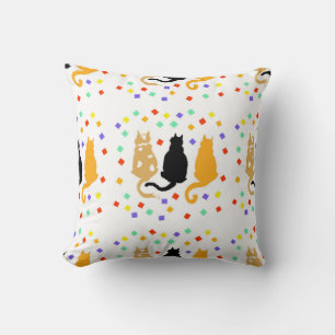 Coussin Trois chats