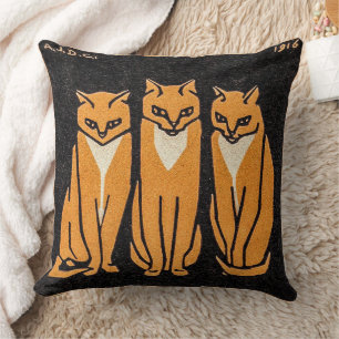 Coussin Trois chats par Julie de Graag