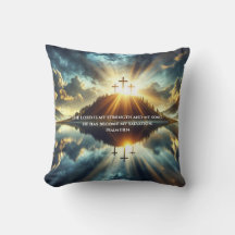 Trois croix sur un lac