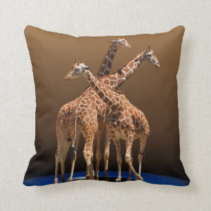 COUSSIN TROIS GIRAFES