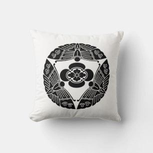 Coussin Trois papillons avec mokko