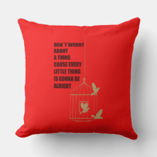 Coussin Trois Petits Oiseaux
