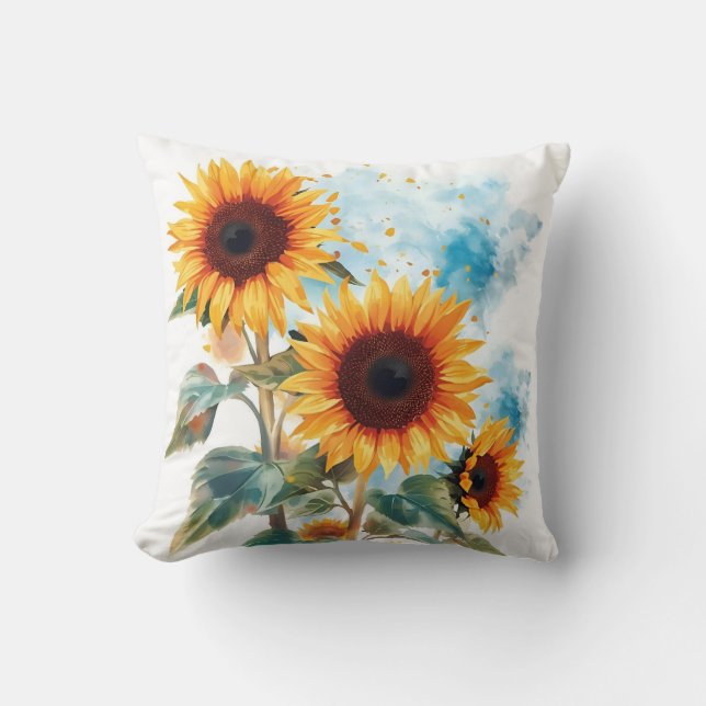 Coussin Trois tournfleurs (Recto)