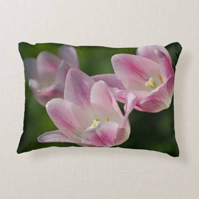 Coussin trois tulipes roses (Dos)