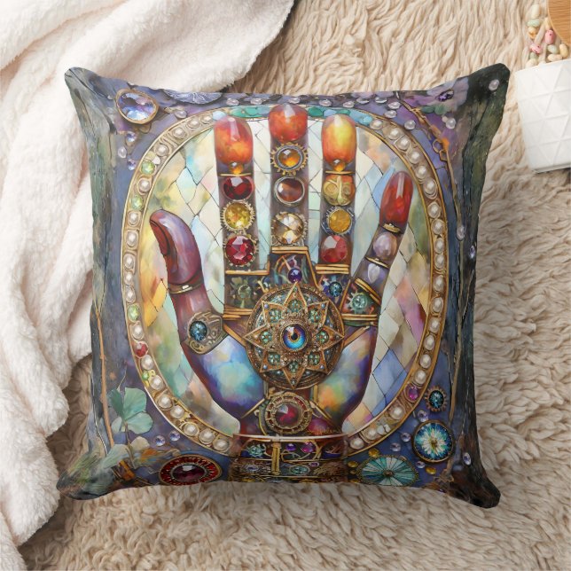 Coussin Troisième œil Mystique Paume (Couverture)