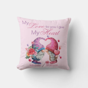 Coussin Troll Couple - Mon Amour Pour Vous Je Donne Mon Co