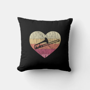 Coussin Tromboniste adore jouer du trombone