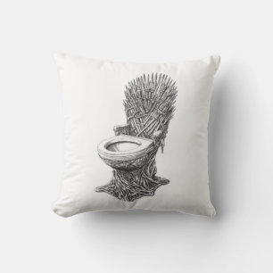Coussin Trône de Fer Toilettes – Drôle Game of Thrones