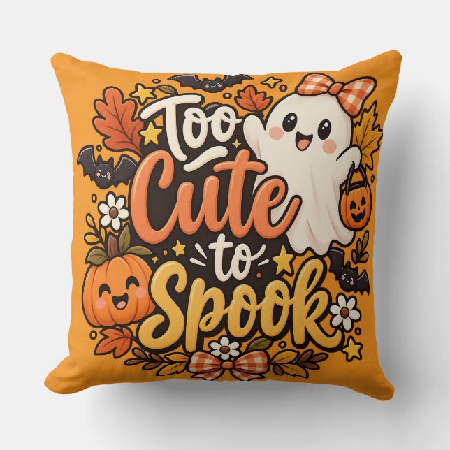 Coussin Trop mignon pour faire peur (Recto)