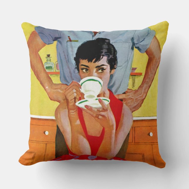 Coussin Trop tard pour composer (Recto)