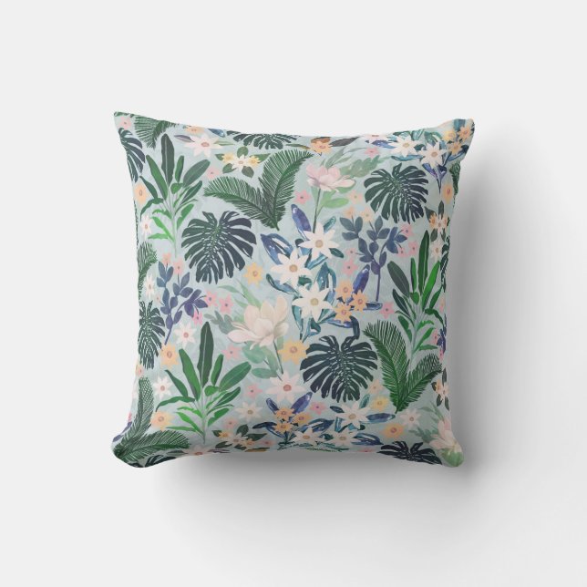 Coussin Tropcal Foliage (Recto)