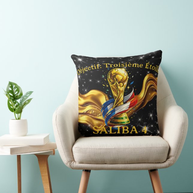 Coussin Trophée Fluid Cosmic Gold de la Coupe du Monde 202 (Chaise)