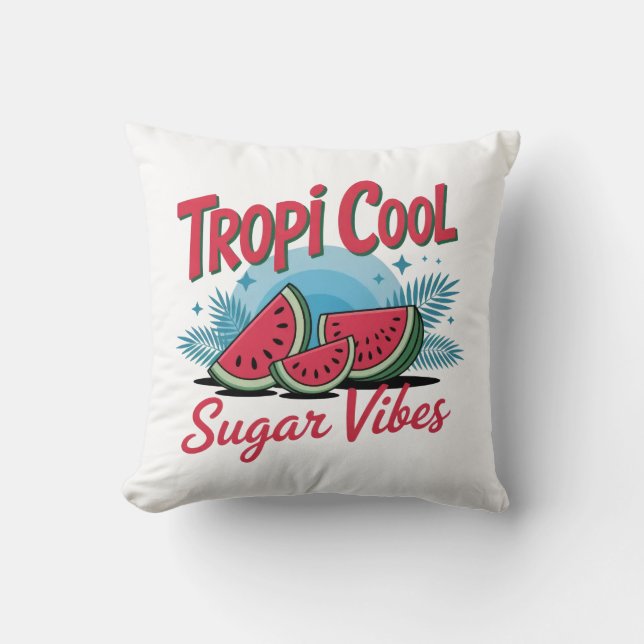 Coussin Tropi Cool Sugar Vibes  (Recto)