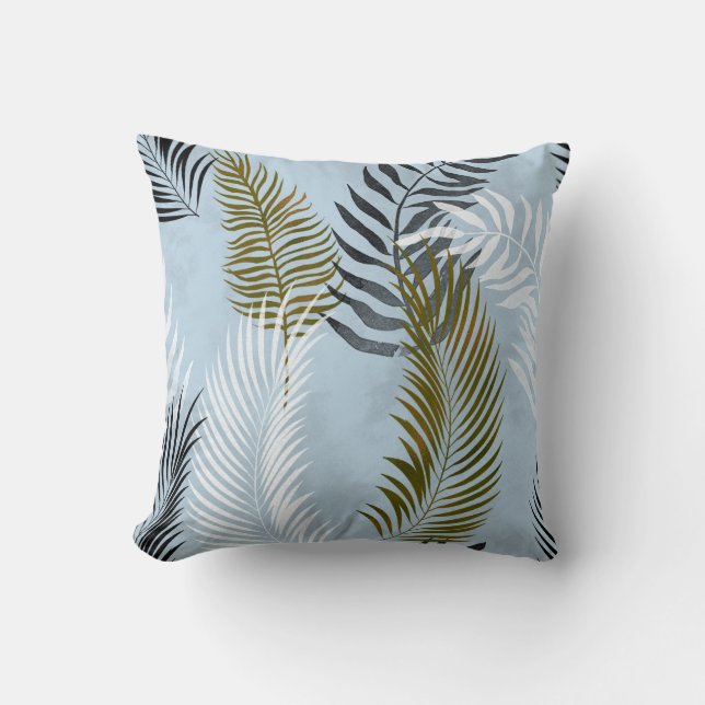 COUSSIN TROPICAL BLEU CLAIR (Recto)