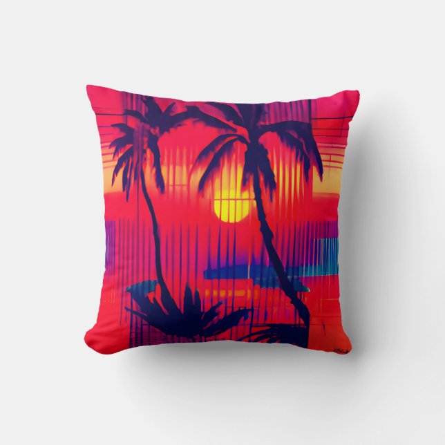 Coussin Tropical Escape Fantasy (Recto)