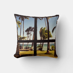 Coussin Tropical Fiji Beach Scene tpcna