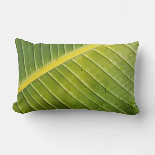 Coussin tropical géant de feuille (Recto)