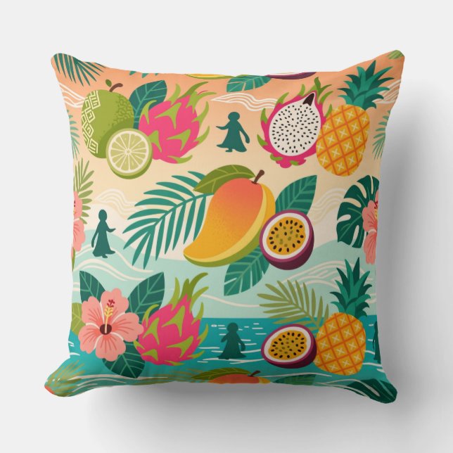 Coussin Tropical Okinawa Tutti Frutti (Recto)