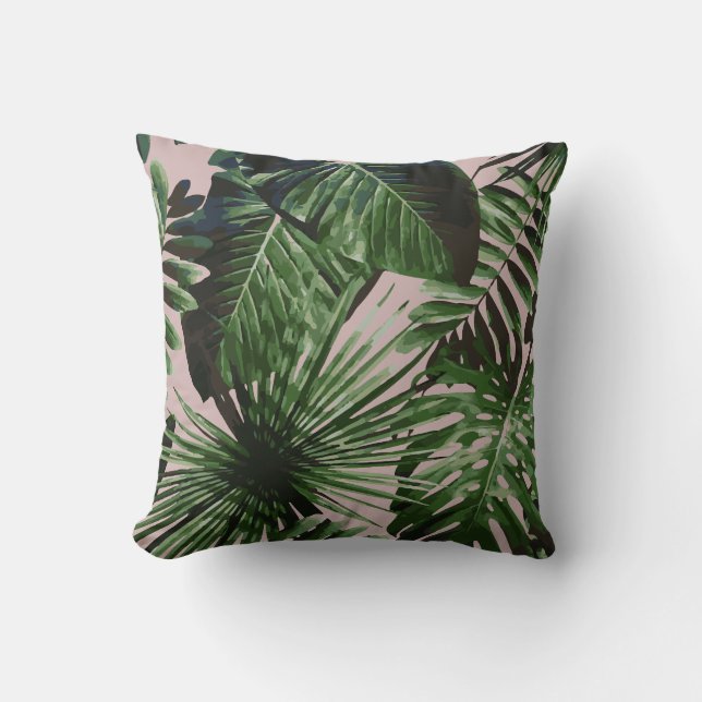 Coussin Tropical Palm Tree (Recto)
