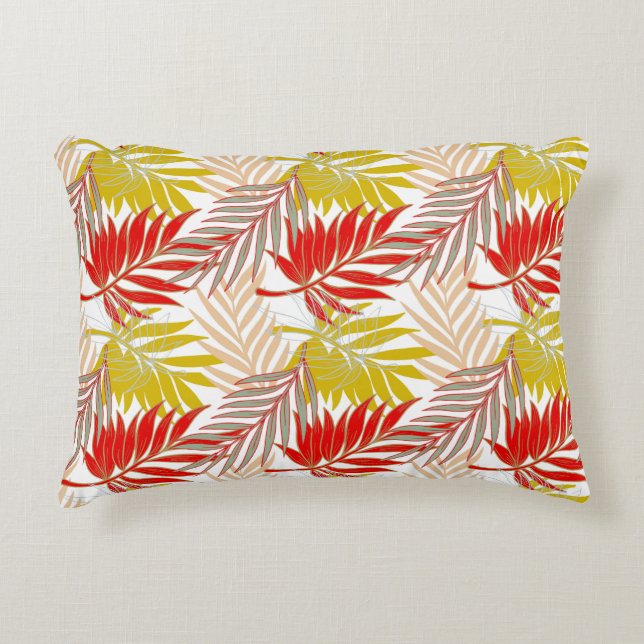 Coussin Tropical Palmiers (Devant)