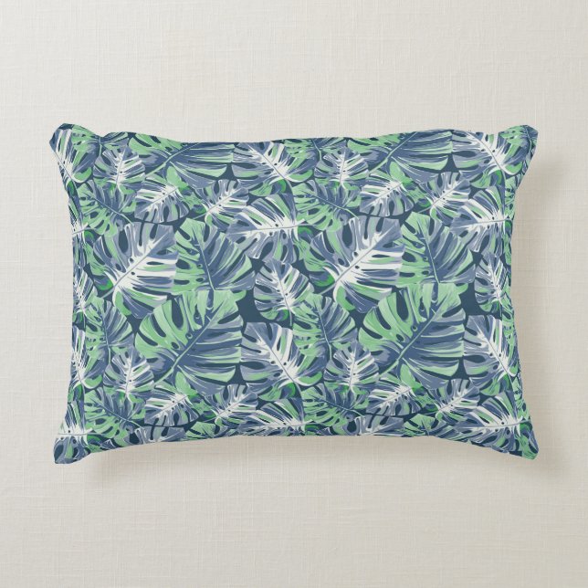 Coussin Tropical Palmiers (Devant)