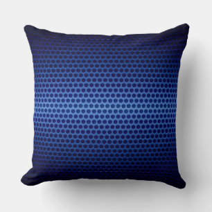Coussin Trou en acier inoxydable bleu métallique