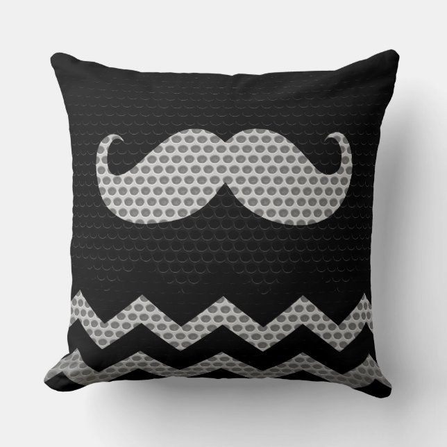 Coussin Trou en Chevron de Moustache (Recto)