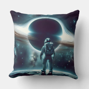 Coussin Trou noir de l'astronaute Imaginaire mignon