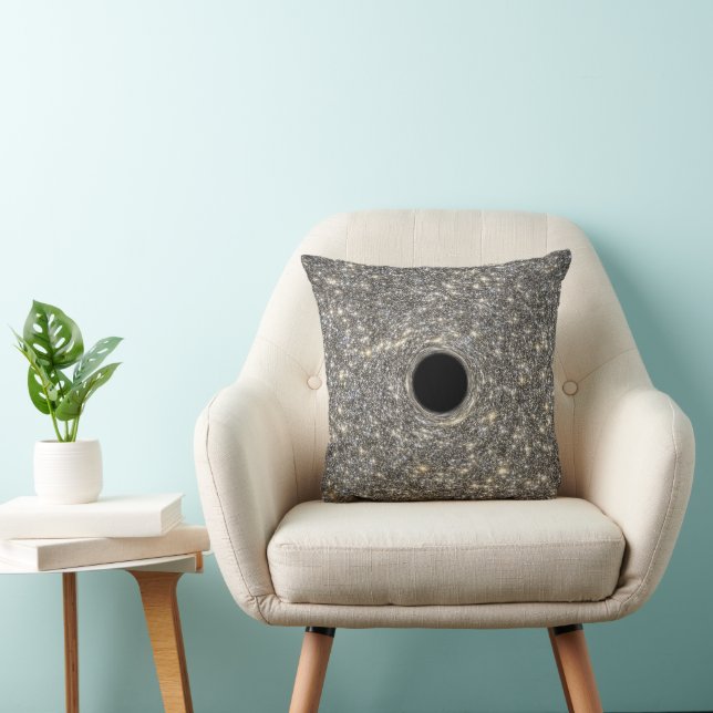 Coussin Trou Noir Supermassif Au Milieu D'Une Galaxie. (Chaise)