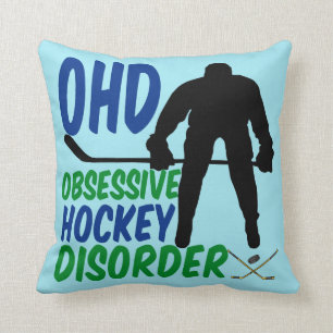 Coussin Trouble obsessionnel du hockey