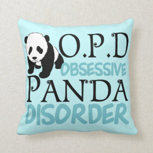 Coussin Trouble obsessionnel du panda