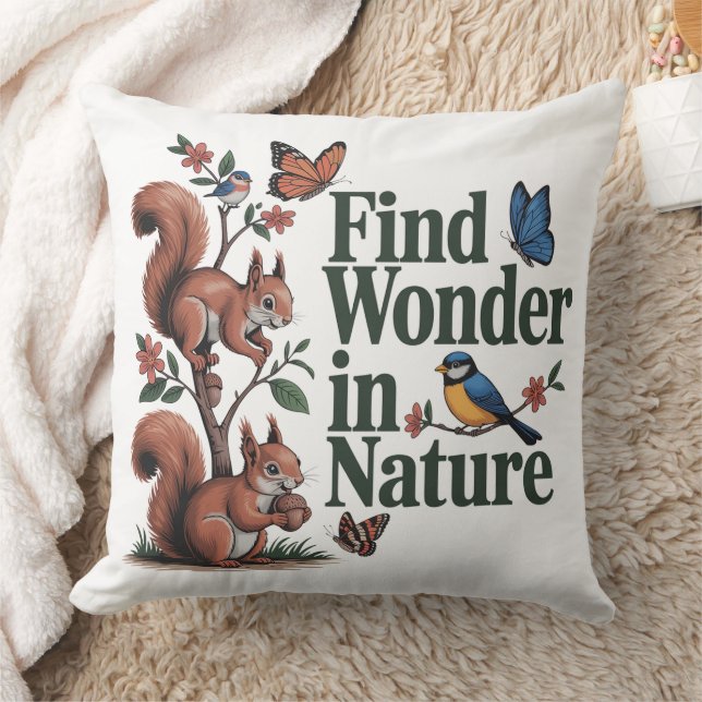 Coussin Trouvez la Merveille dans la Nature (Couverture)