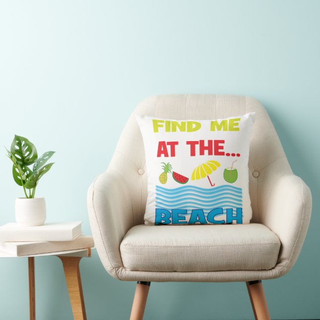 Coussin Trouvez-Moi À La Maison de Plage Décoration Côtièr (Chaise)