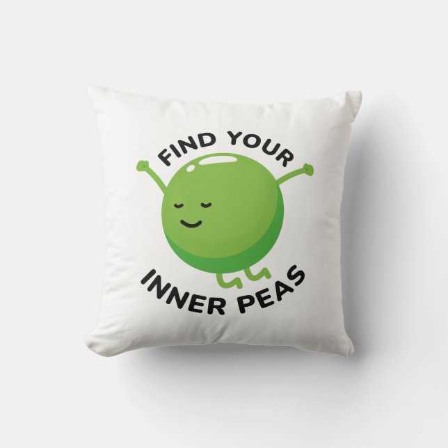 Coussin Trouvez vos pois intérieurs (Recto)