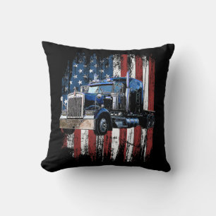 Coussin Trucker American Flag Truck Driver Truck Driver Gi