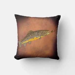 Coussin Truite Brown du ruisseau Fly Fishing