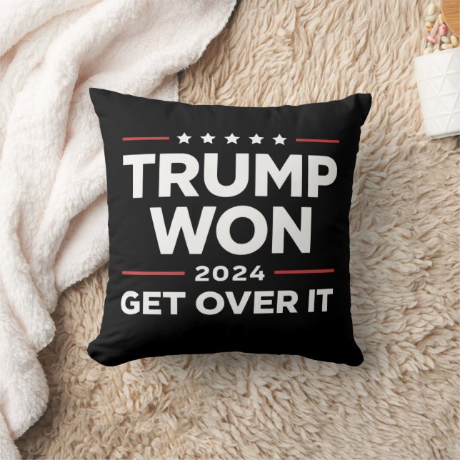 Coussin Trump a Gagné Faites Avec 2024 (Couverture)