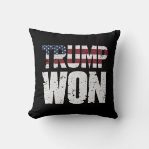 Coussin Trump a gagné la 47e élection du président américa